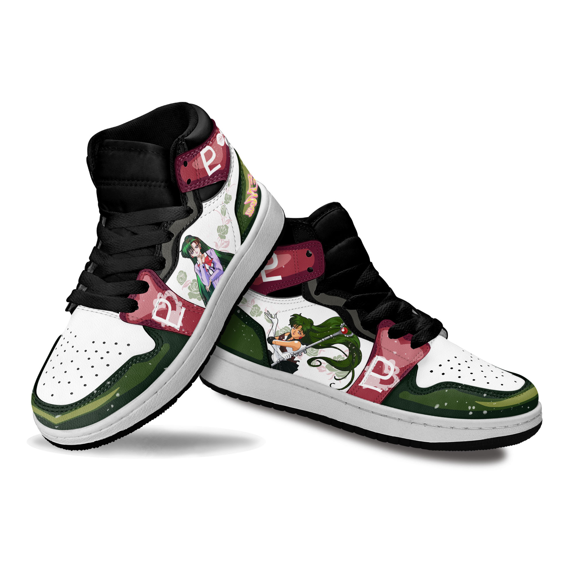 Sailor Pluto Kids Sneakers Custom Sailor Anime Shoes For Kids