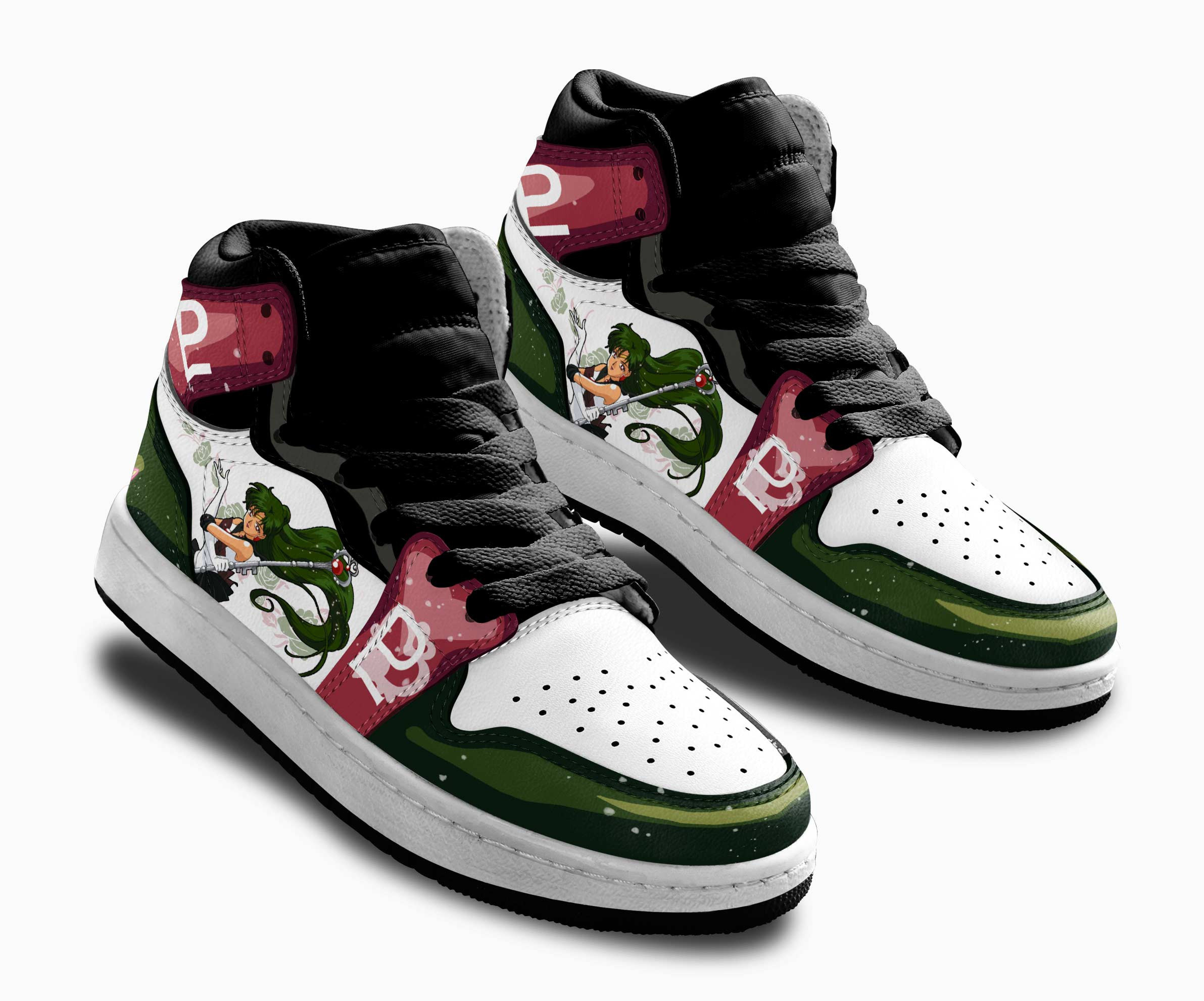 Sailor Pluto Kids Sneakers Custom Sailor Anime Shoes For Kids