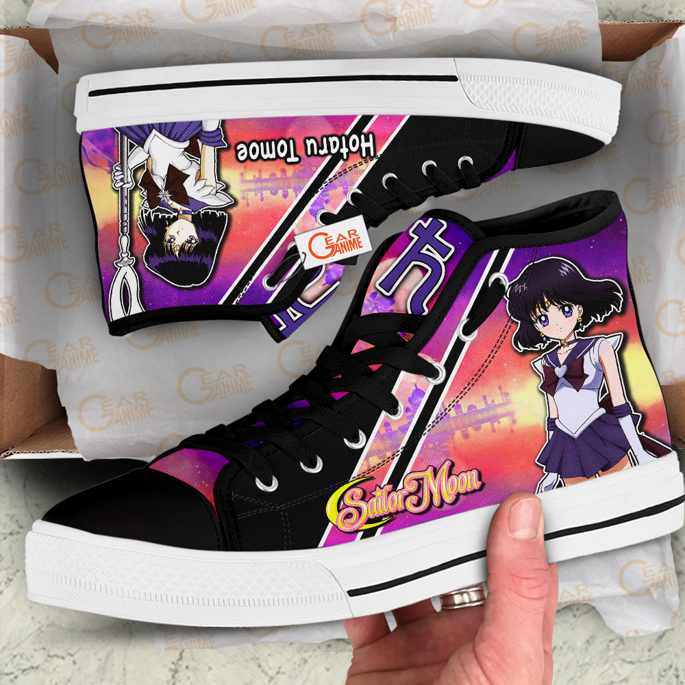 Sailor Saturn Anime Custom High Top Shoes