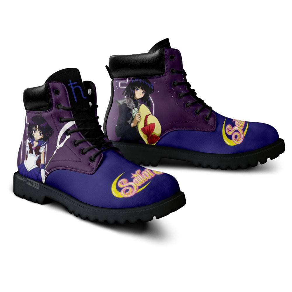 Sailor Saturn Boots Anime Custom Shoes For Fans