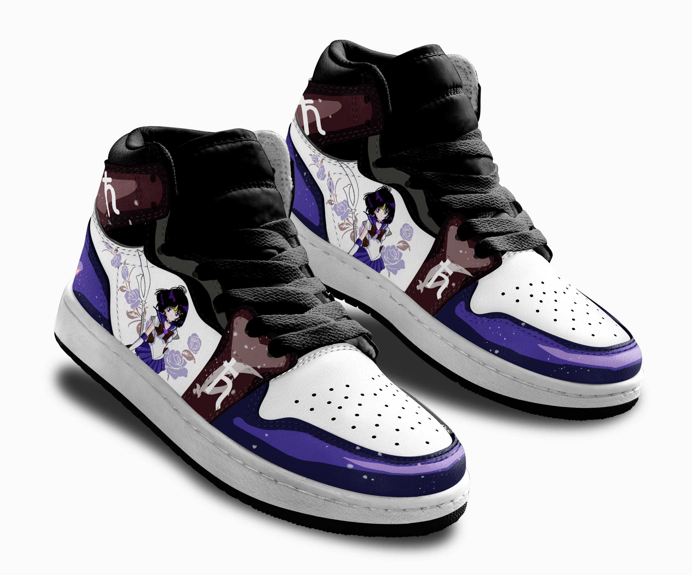 Sailor Saturn Hotaru Tomoe Kids Sneakers Custom Sailor Shoes For Kids
