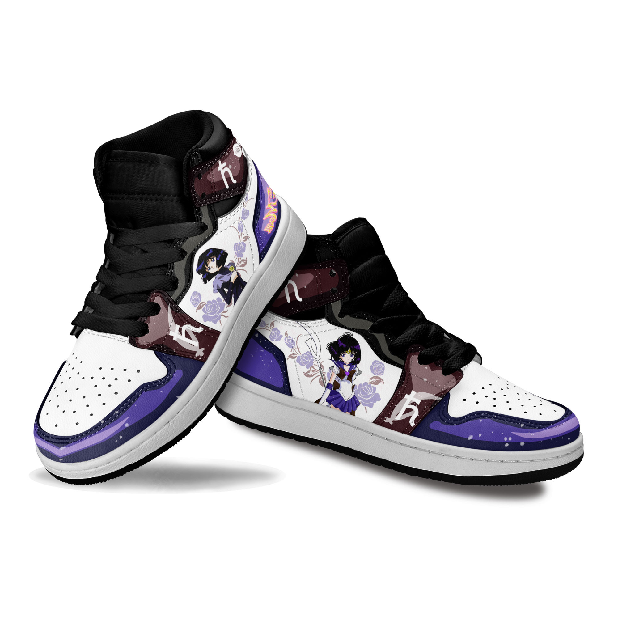 Sailor Saturn Hotaru Tomoe Kids Sneakers Custom Sailor Shoes For Kids