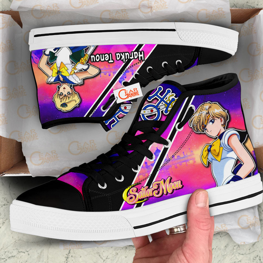 Sailor Uranus Anime Custom High Top Shoes