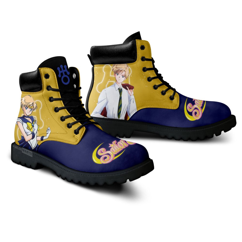 Sailor Uranus Boots Anime Custom Shoes For Fans