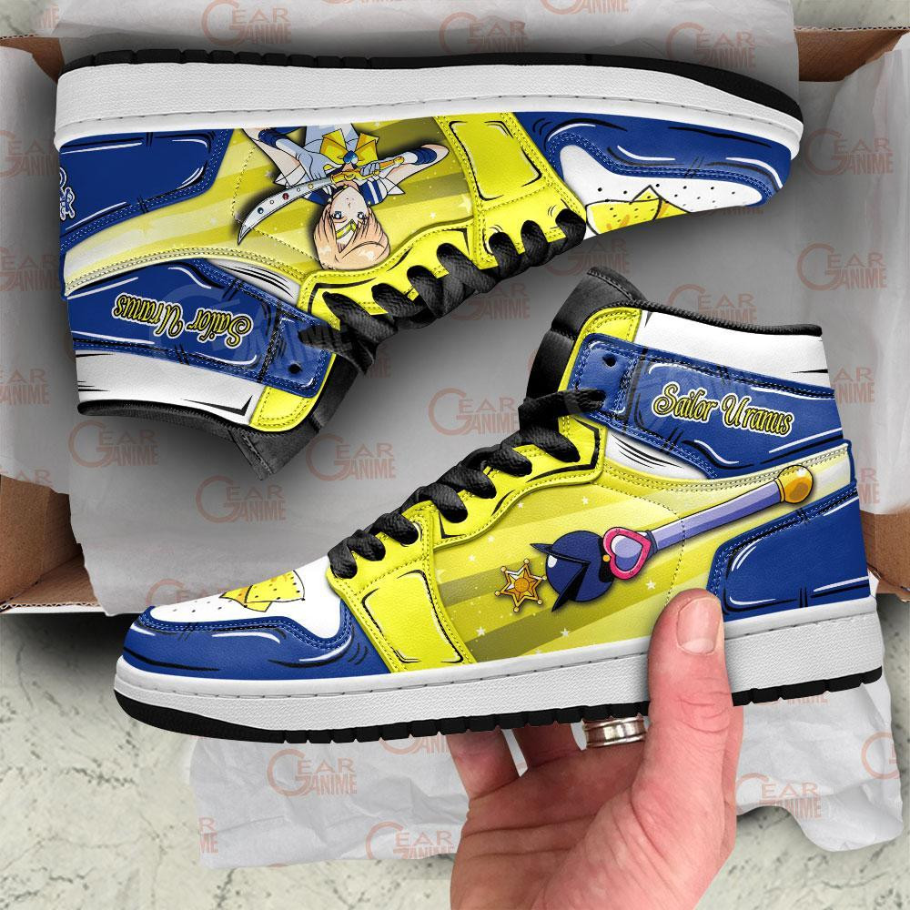 Sailor Uranus JD1s Sneakers Sailor Anime Shoes, Air Jordan Hightop