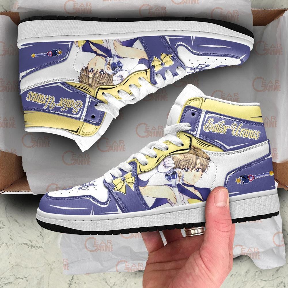 Sailor Uranus JD1s Sneakers Sailor Anime Shoes, Air Jordan Hightop