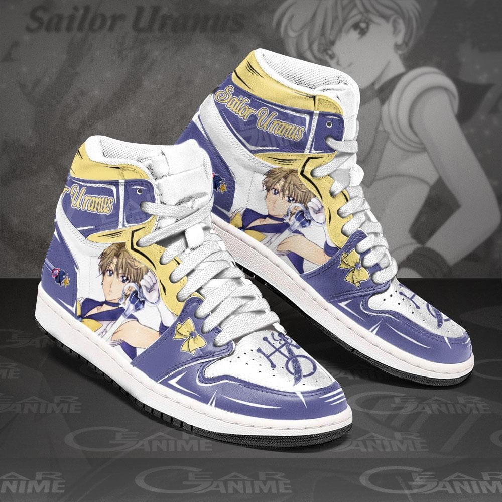 Sailor Uranus JD1s Sneakers Sailor Anime Shoes, Air Jordan Hightop