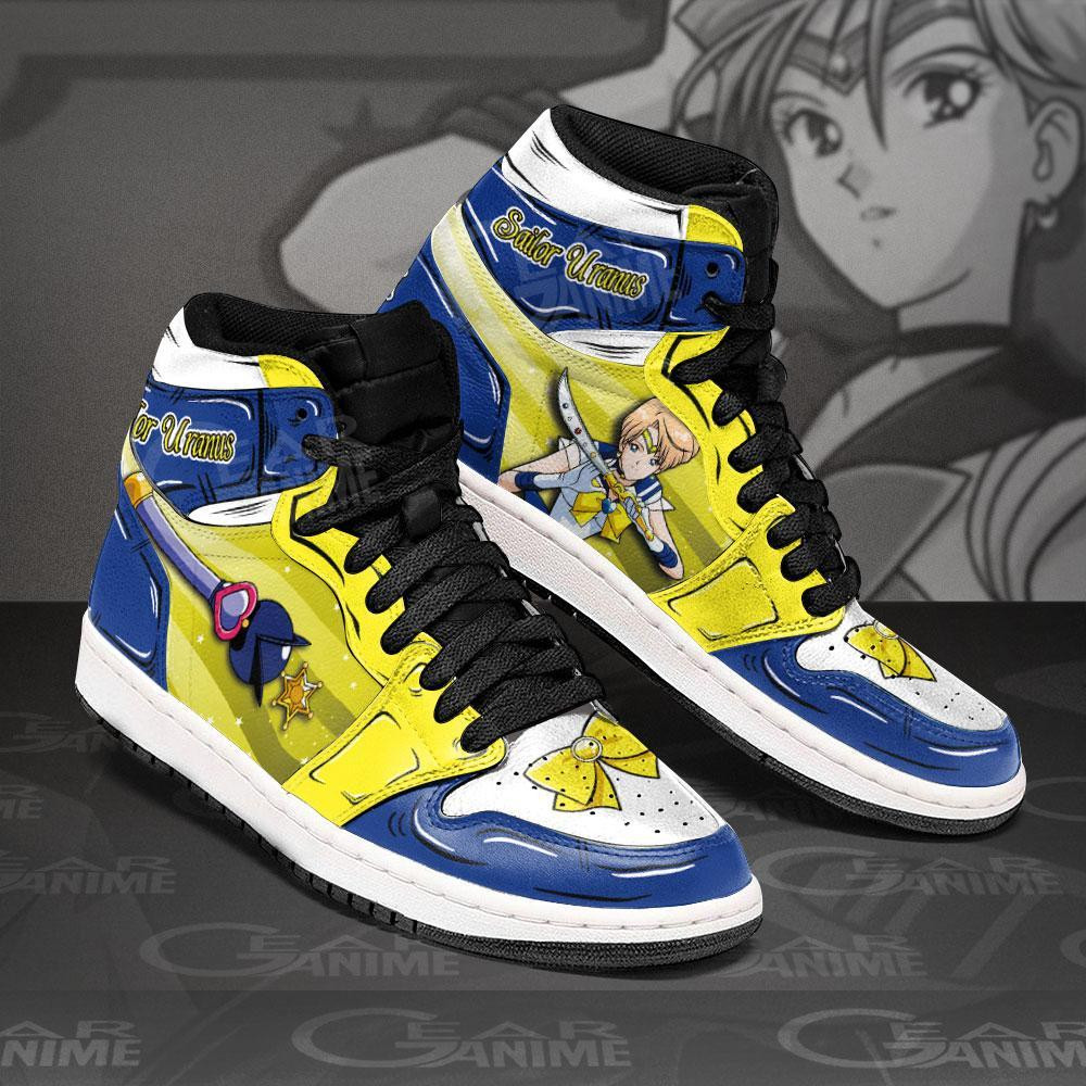 Sailor Uranus JD1s Sneakers Sailor Anime Shoes, Air Jordan Hightop