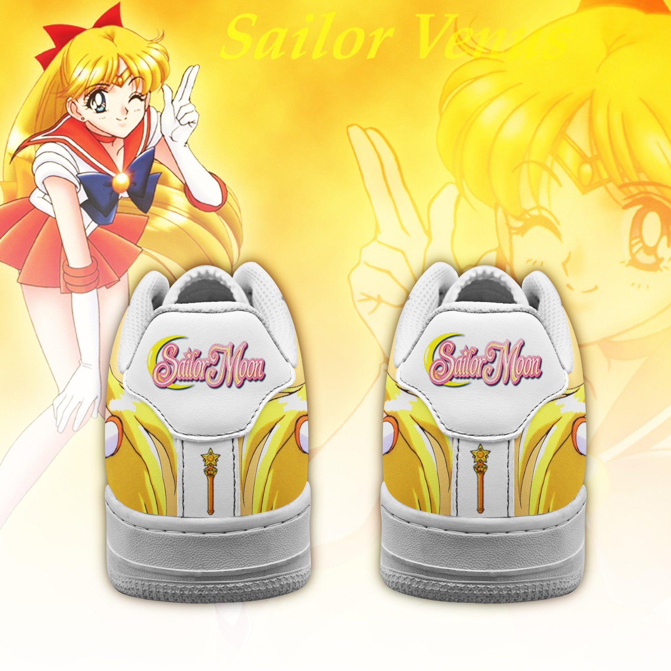 Sailor Venus Air Sneakers Custom Anime Sailor Moon Shoes