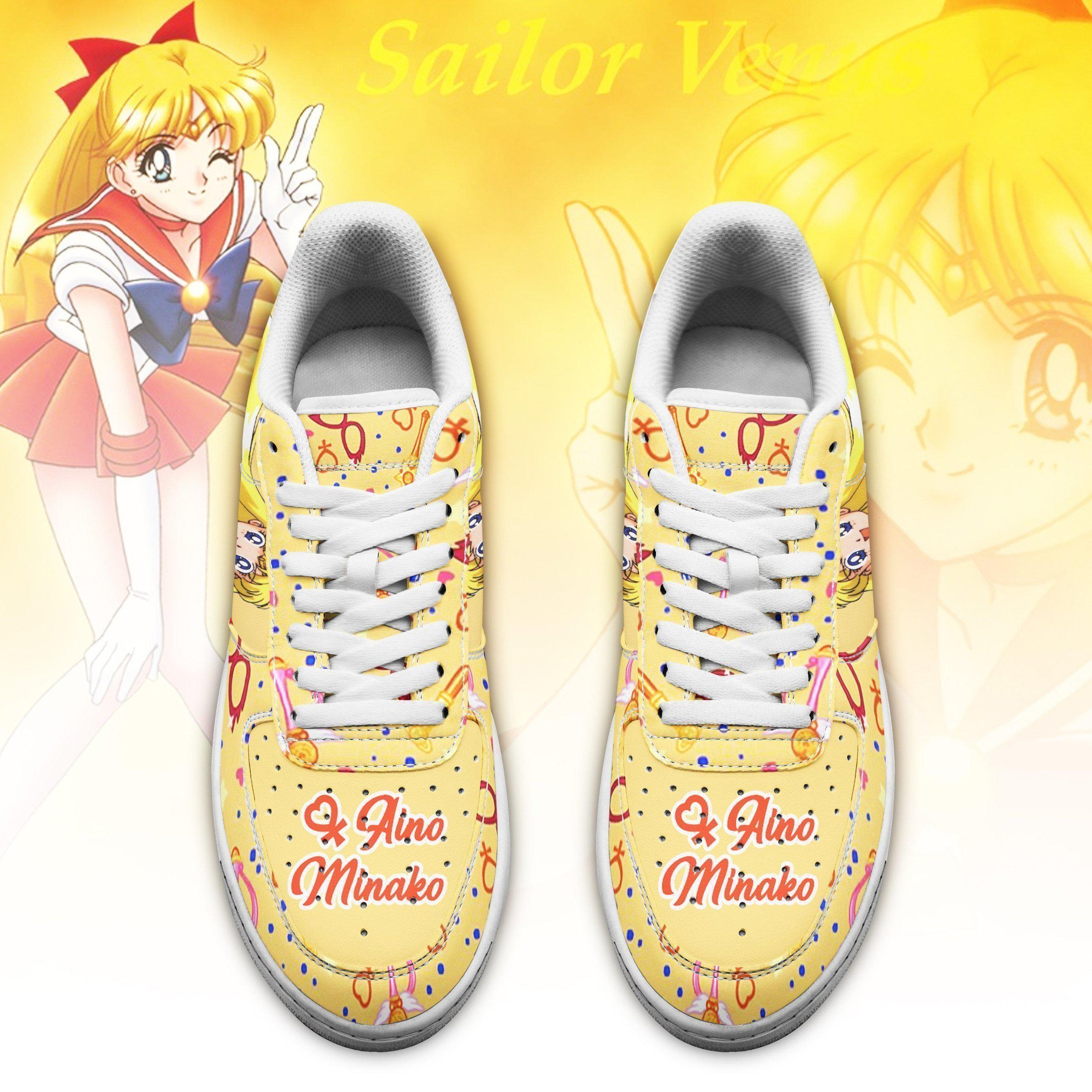 Sailor Venus Air Sneakers Custom Anime Sailor Moon Shoes
