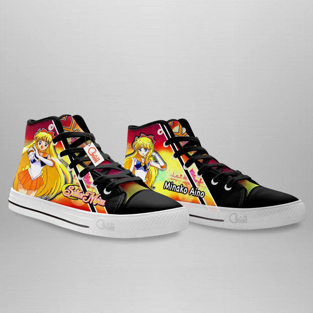 Sailor Venus Anime Custom High Top Shoes