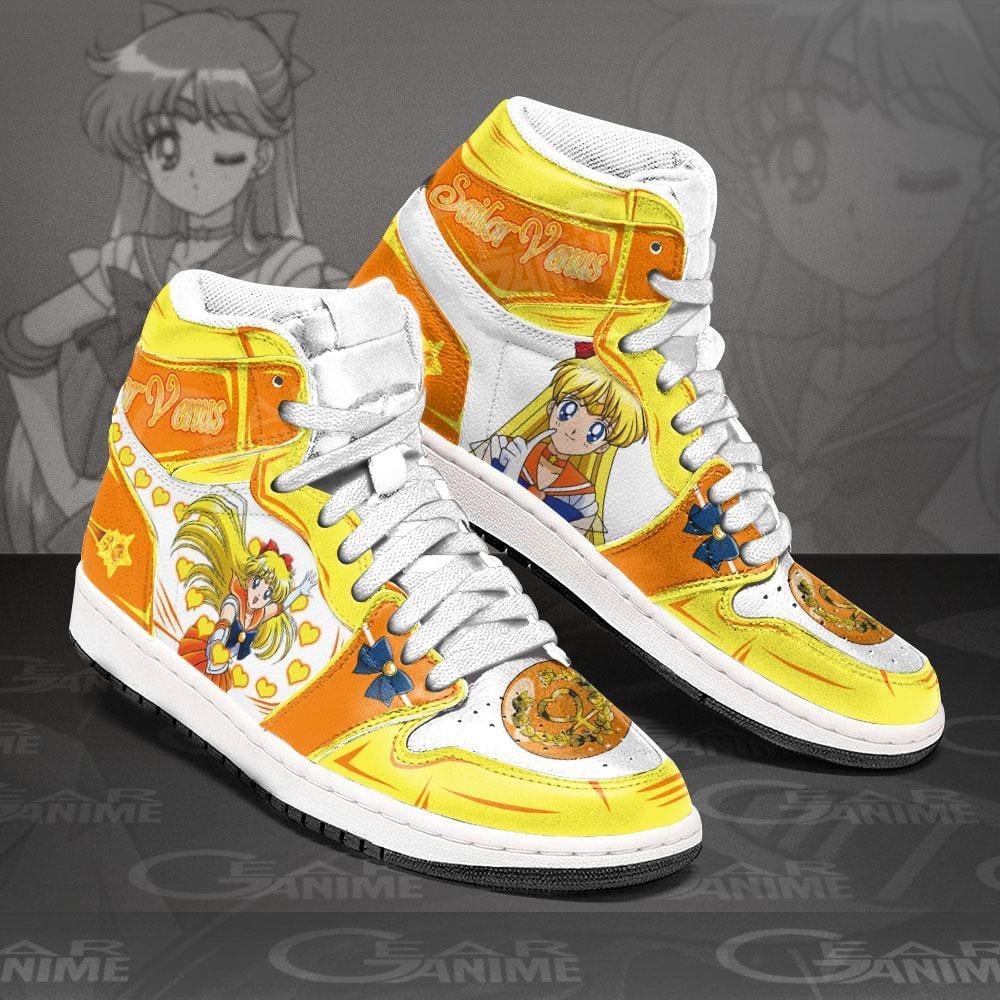 Sailor Venus JD1s Sneakers Sailor Anime Shoes, Air Jordan Hightop