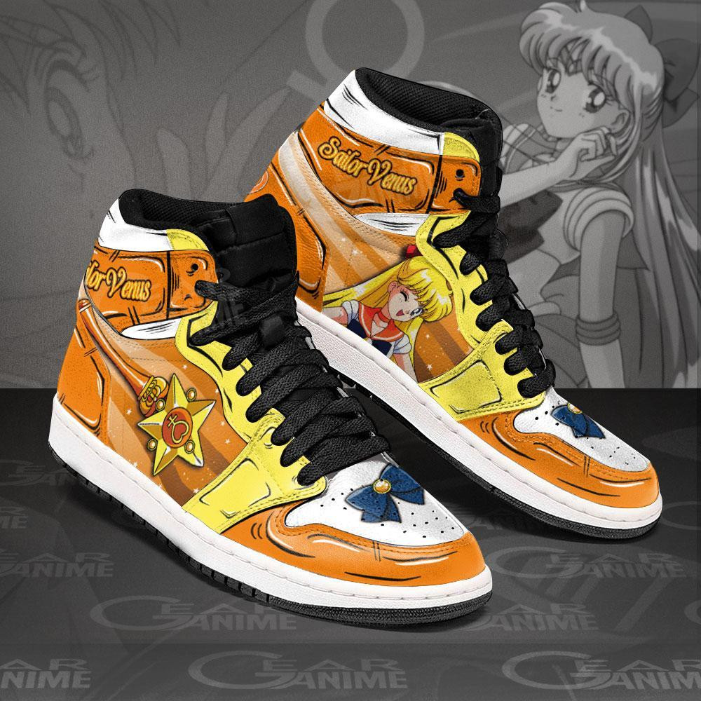 Sailor Venus JD1s Sneakers Sailor Anime Shoes, Air Jordan Hightop