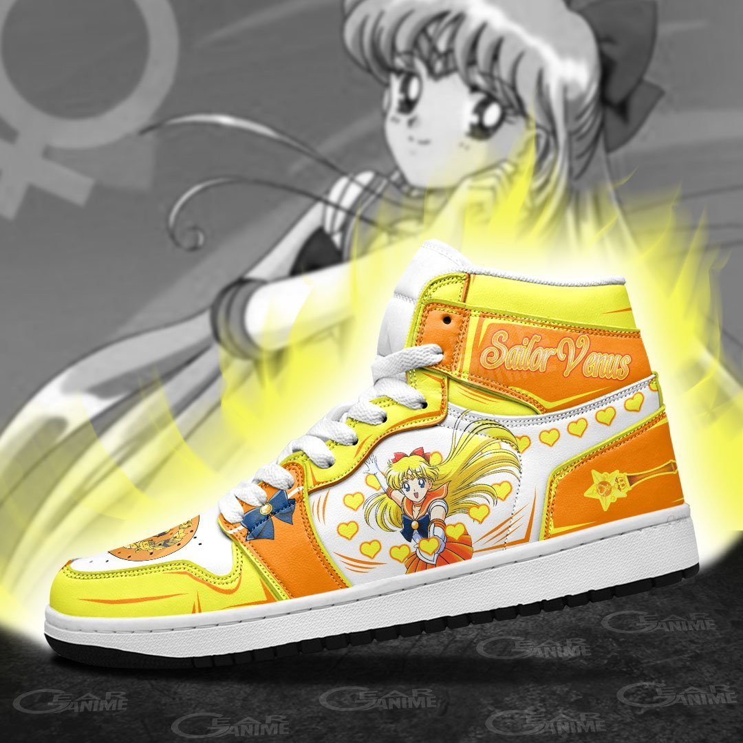 Sailor Venus JD1s Sneakers Sailor Anime Shoes, Air Jordan Hightop