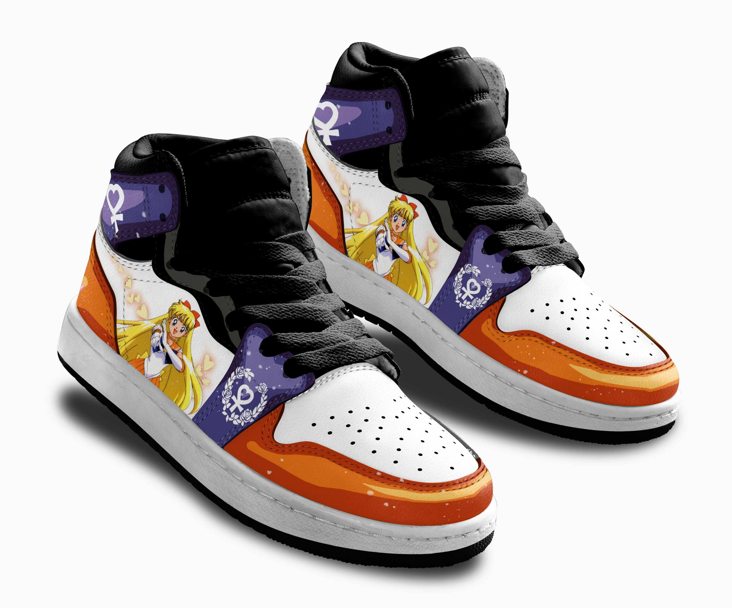 Sailor Venus Kids Sneakers Custom Sailor Anime Shoes For Kids
