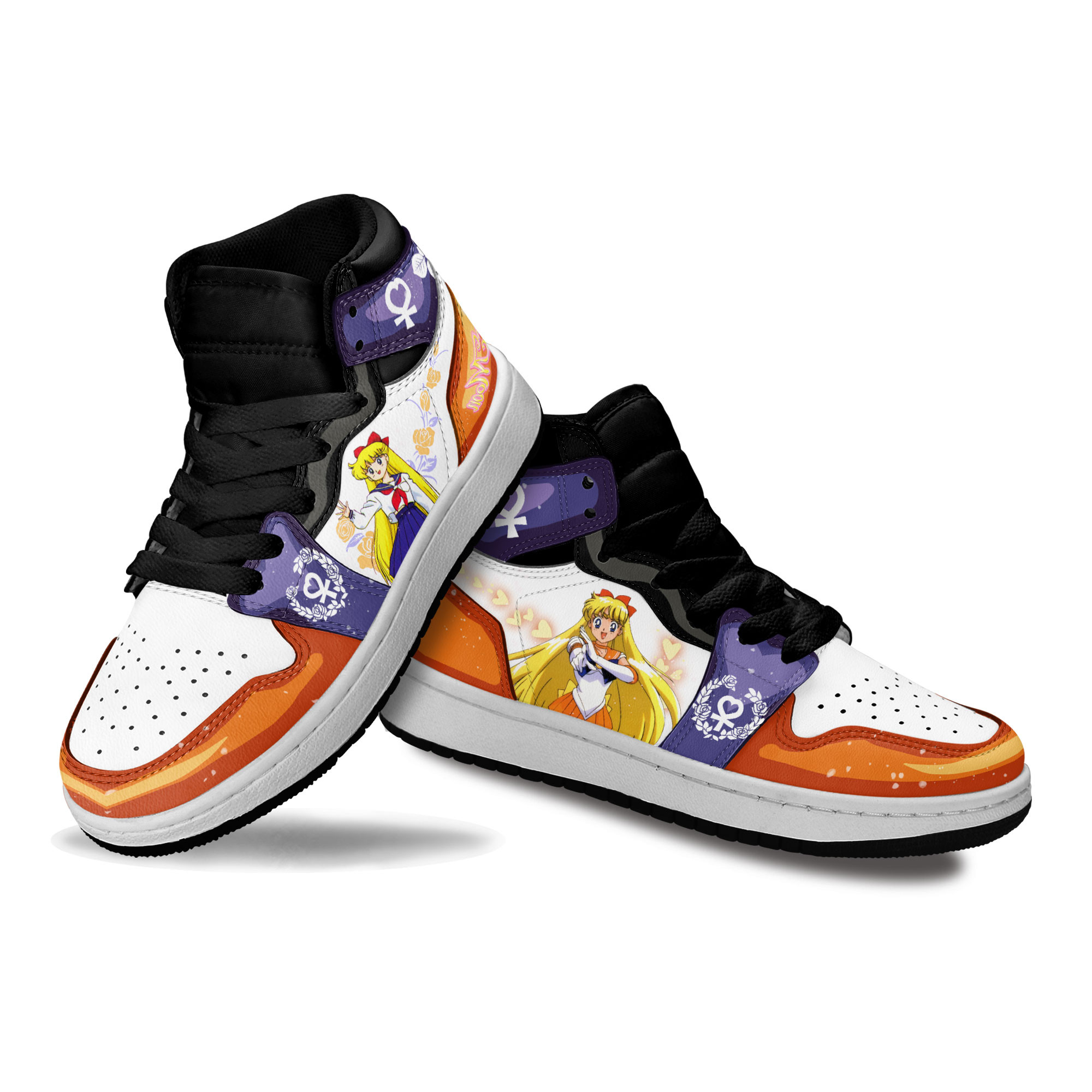 Sailor Venus Kids Sneakers Custom Sailor Anime Shoes For Kids