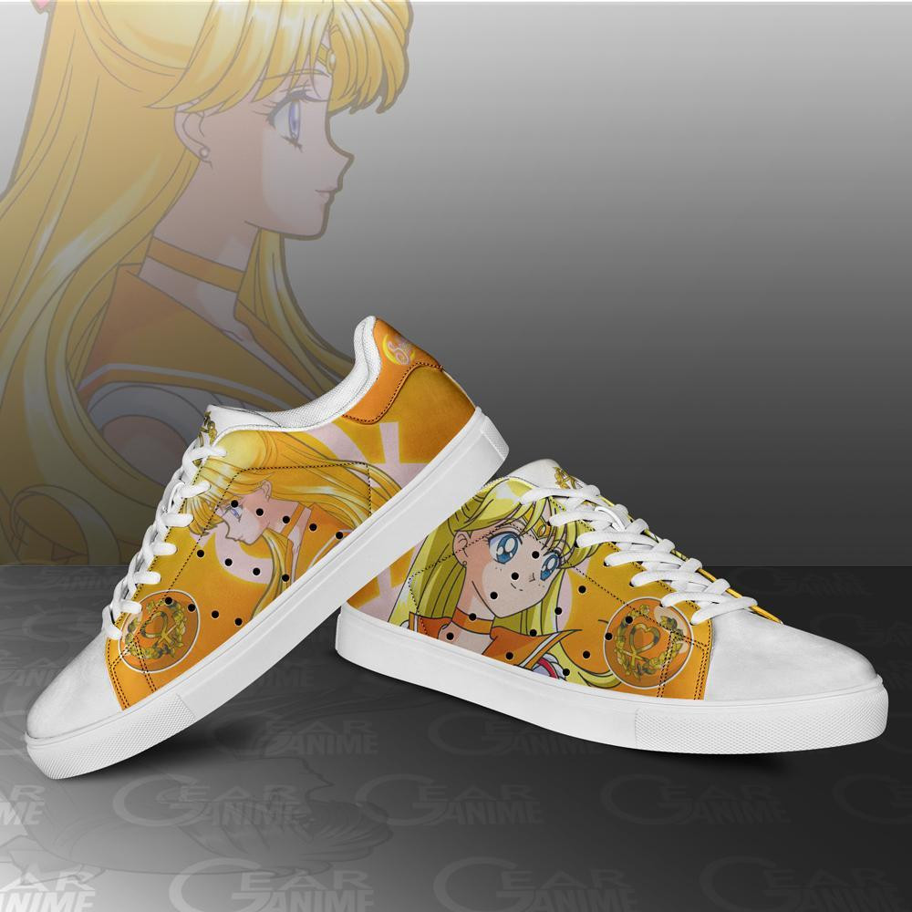 Sailor Venus Skate Shoes Sailor Anime Custom Shoes