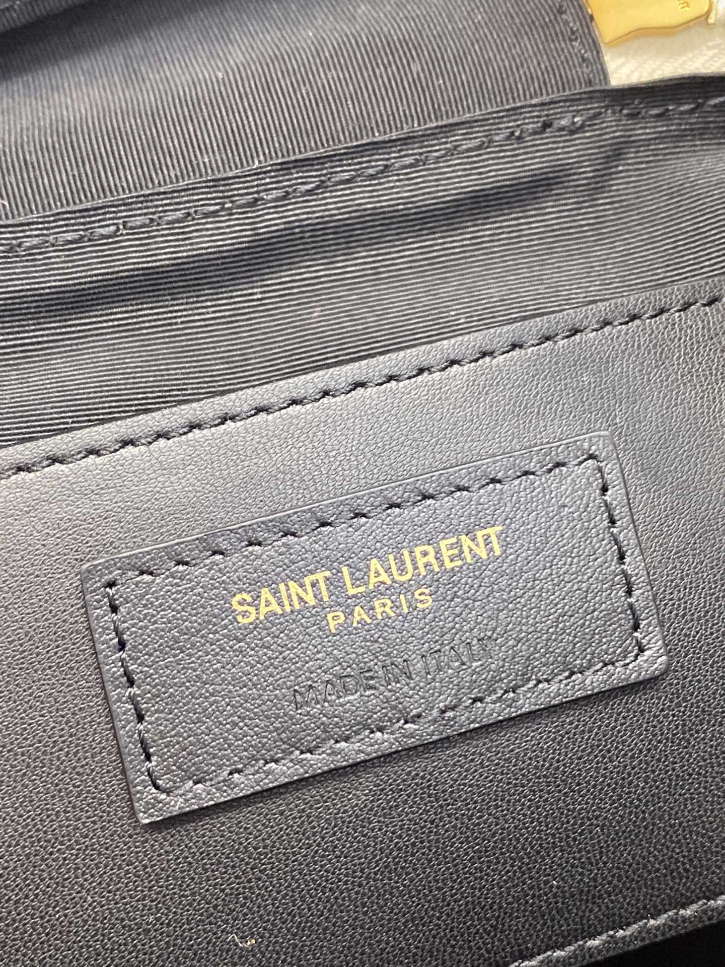 Saint Laurent 80’s Vanity Bag In Carré-Quilted Grain De Poudre White For Women 6.4in/16.5cm YSL 649779DME279207