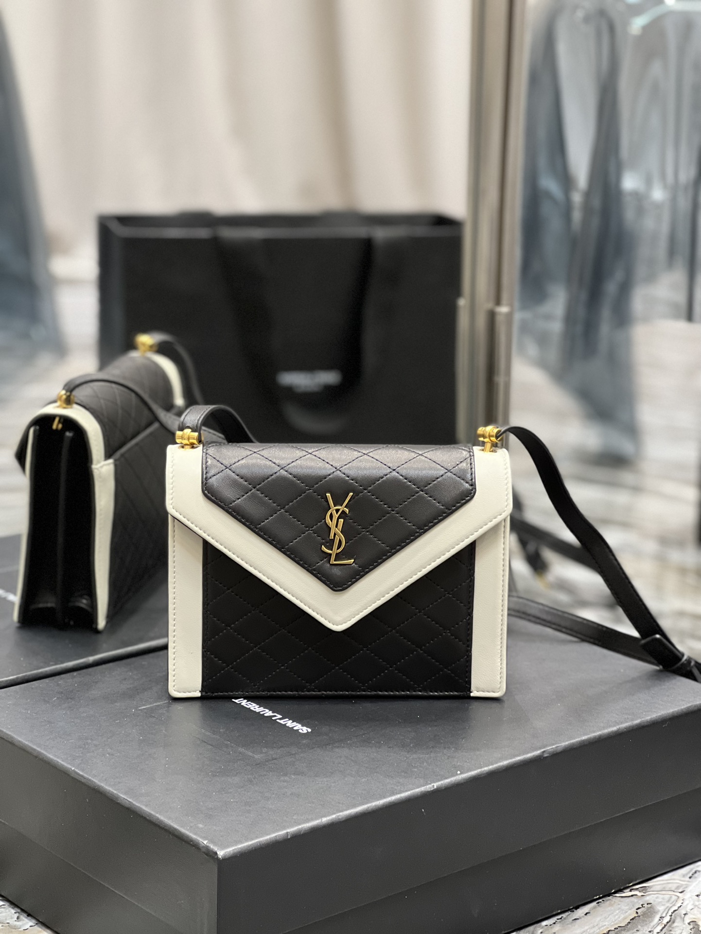Saint Laurent Gaby Mini Satchel Black For Women, Women’s Bags 7.9in/20cm YSL