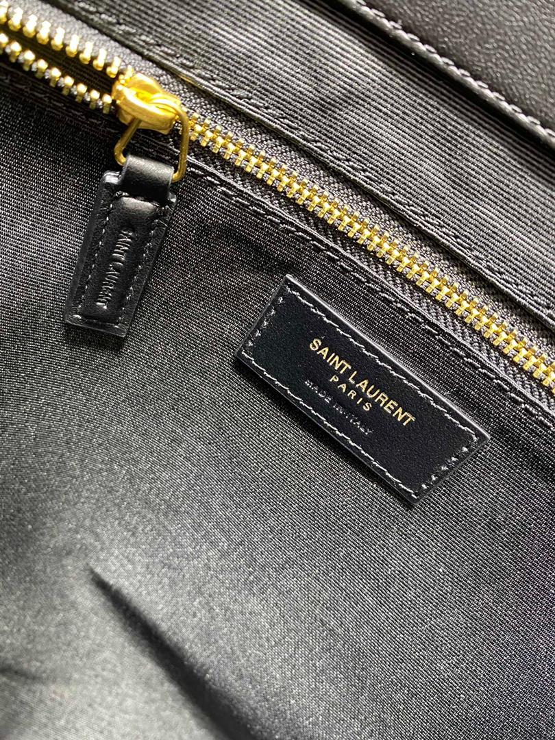 Saint Laurent Icare Maxi Shopping Bag For Women 16.9in/43cm Black YSL