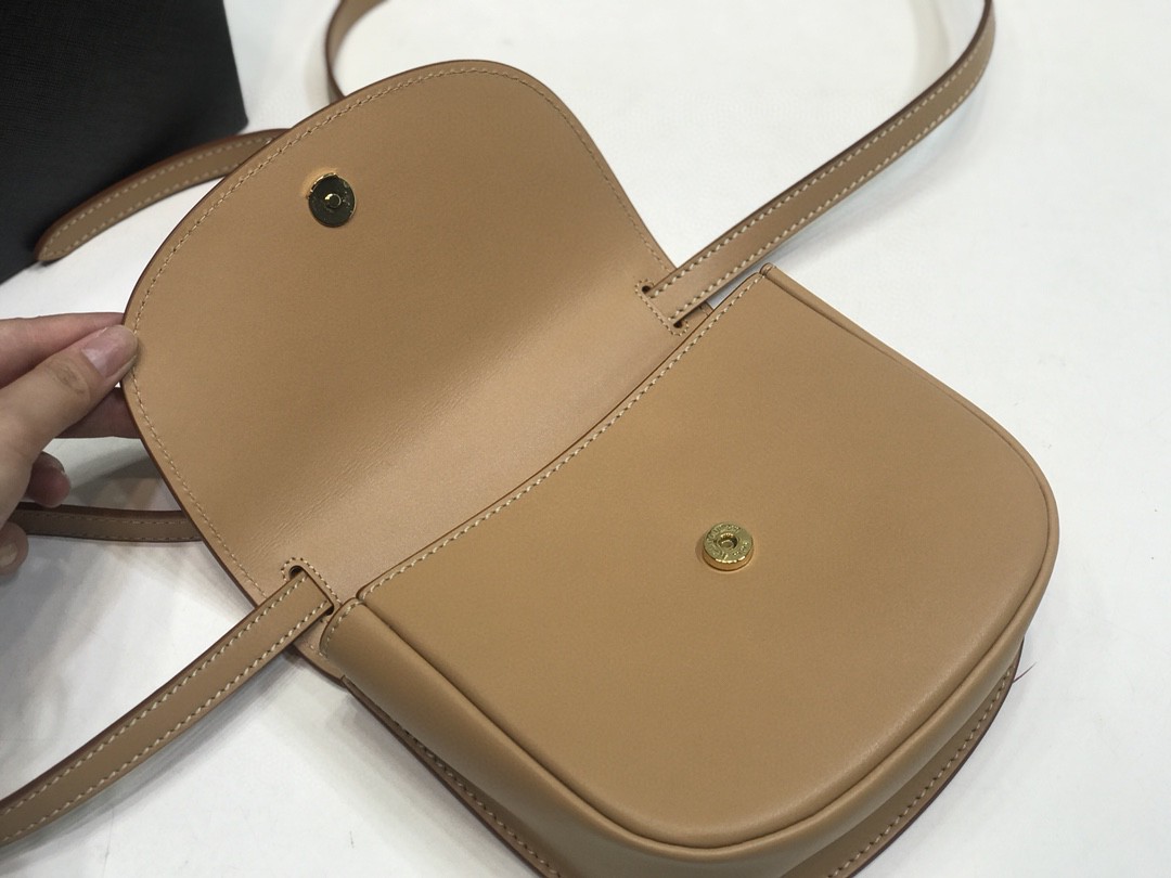 Saint Laurent Kaia Medium Shoulder Bag Brown For Women 8.5in/22cm YSL