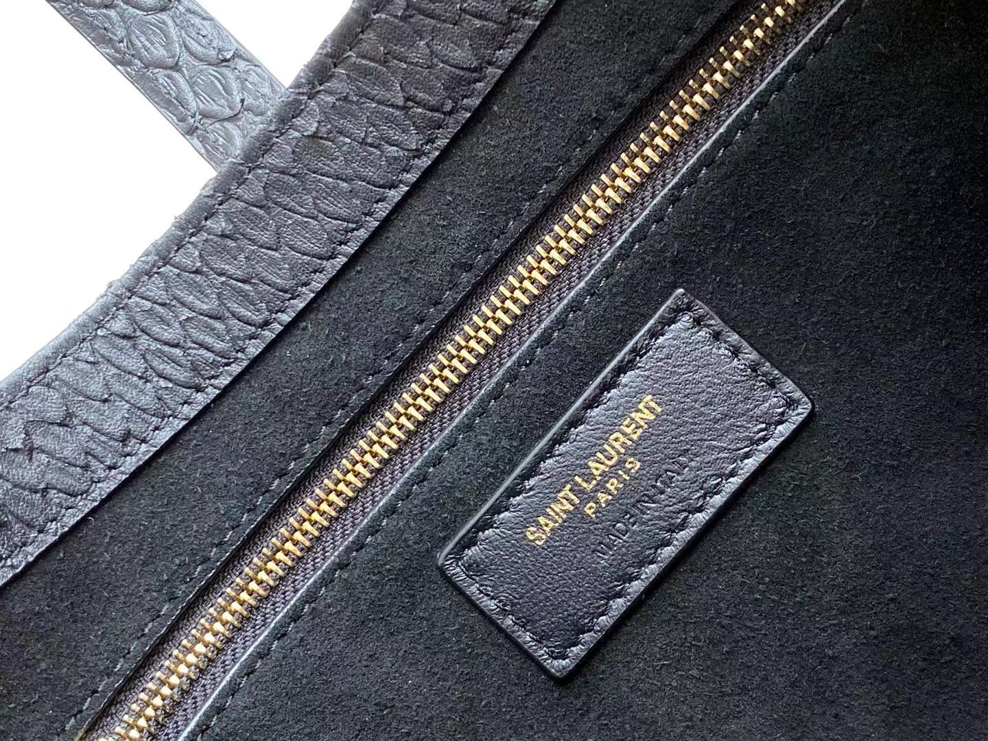 Saint Laurent LE 5 À 7 Hobo Bag Black Material For Women 9in/23cm YSL 657228EAAAU1000
