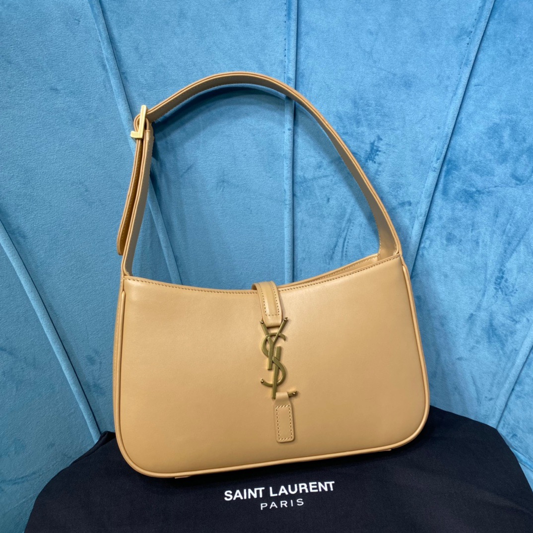 Saint Laurent Le 5 À 7 Hobo Bag In Smooth Beige For Women 9in/23cm YSL  6572282R20W9832