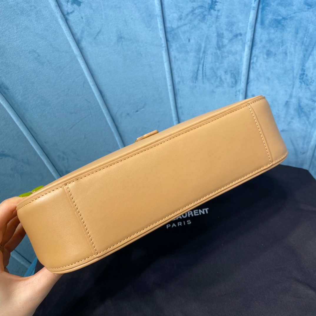 Saint Laurent Le 5 À 7 Hobo Bag In Smooth Beige For Women 9in/23cm YSL  6572282R20W9832