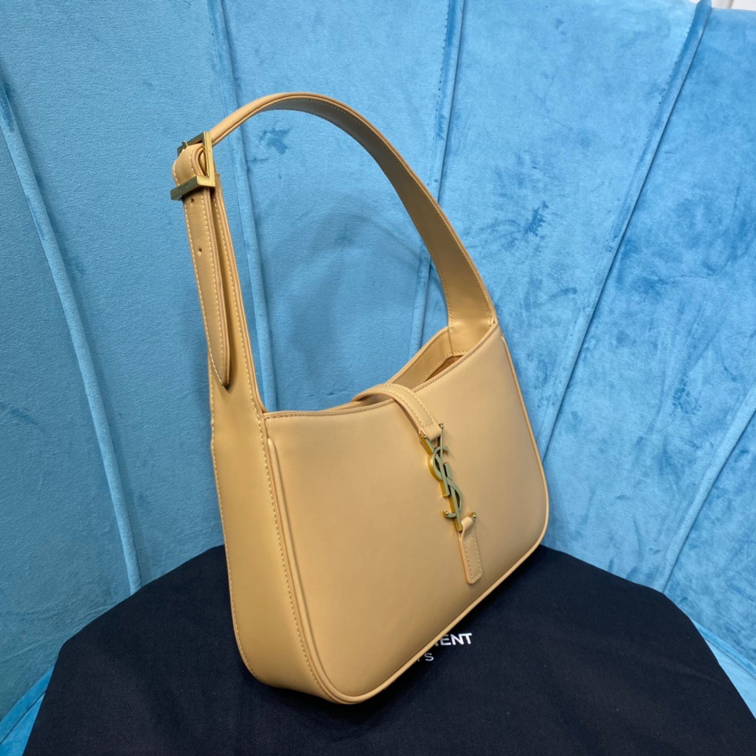 Saint Laurent Le 5 À 7 Hobo Bag In Smooth Beige For Women 9in/23cm YSL  6572282R20W9832