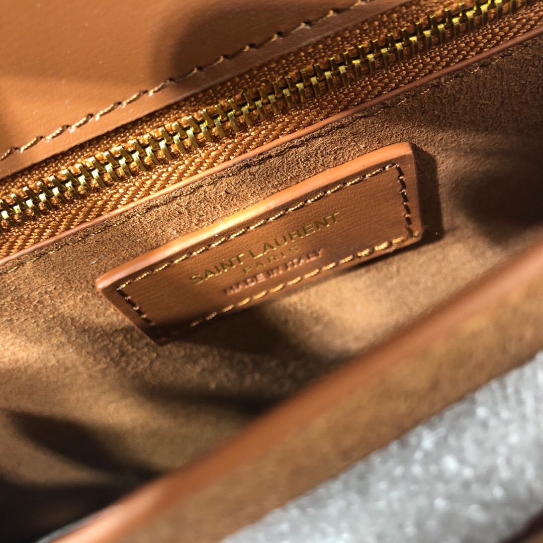 Saint Laurent Le Cassandra Medium Chain Bag In Canvas And BoxNatural Beige For Women 8.6in/22cm YSL