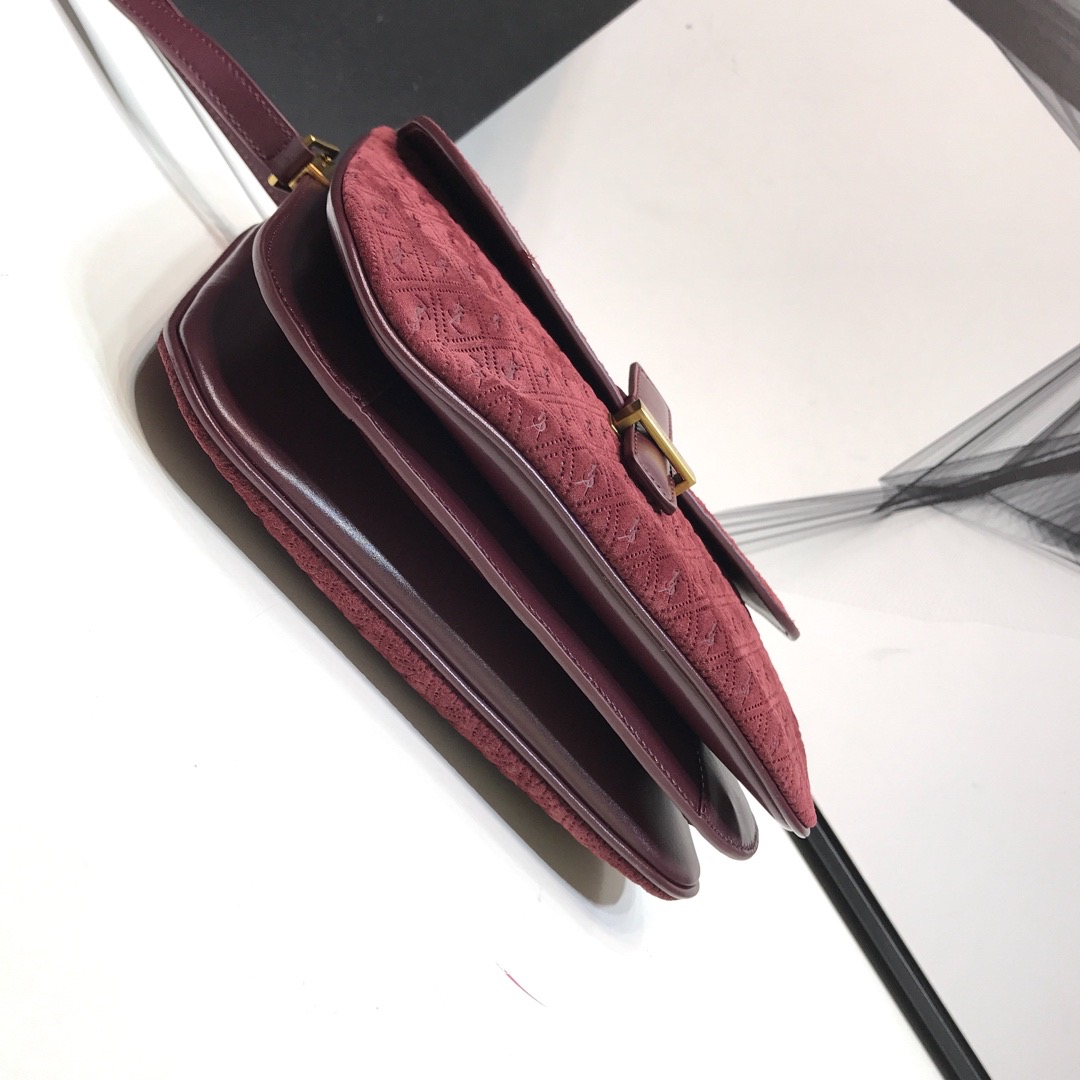 Saint Laurent Le Monogramme Small Satchel In Monogram Canvas And Smooth Bungurdy For Women 9in/23cm YSL