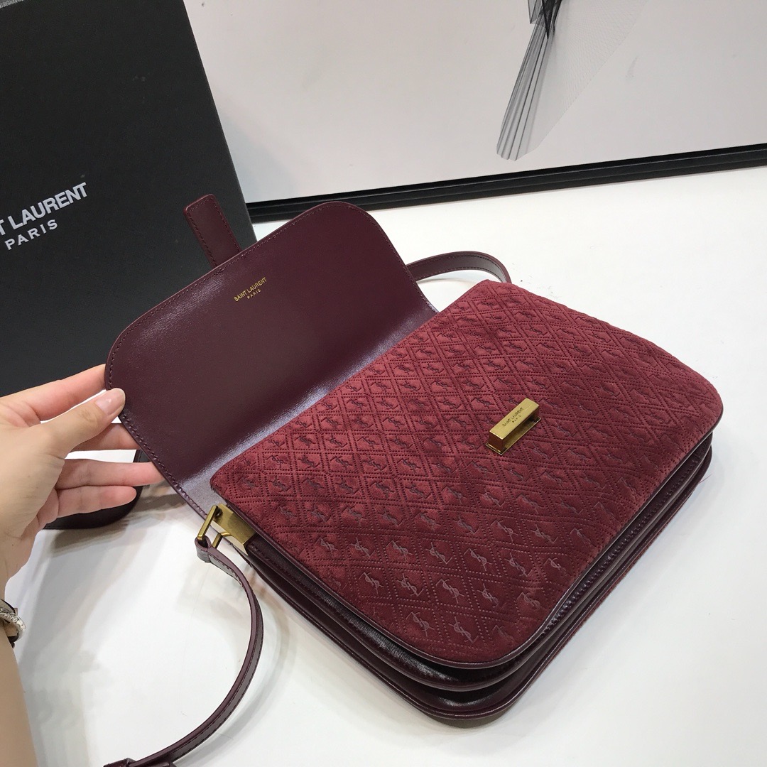 Saint Laurent Le Monogramme Small Satchel In Monogram Canvas And Smooth Bungurdy For Women 9in/23cm YSL