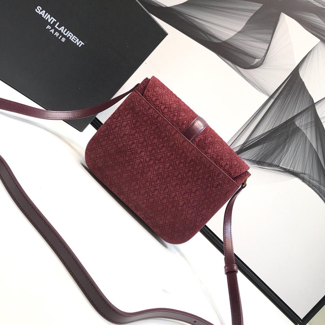 Saint Laurent Le Monogramme Small Satchel In Monogram Canvas And Smooth Bungurdy For Women 9in/23cm YSL