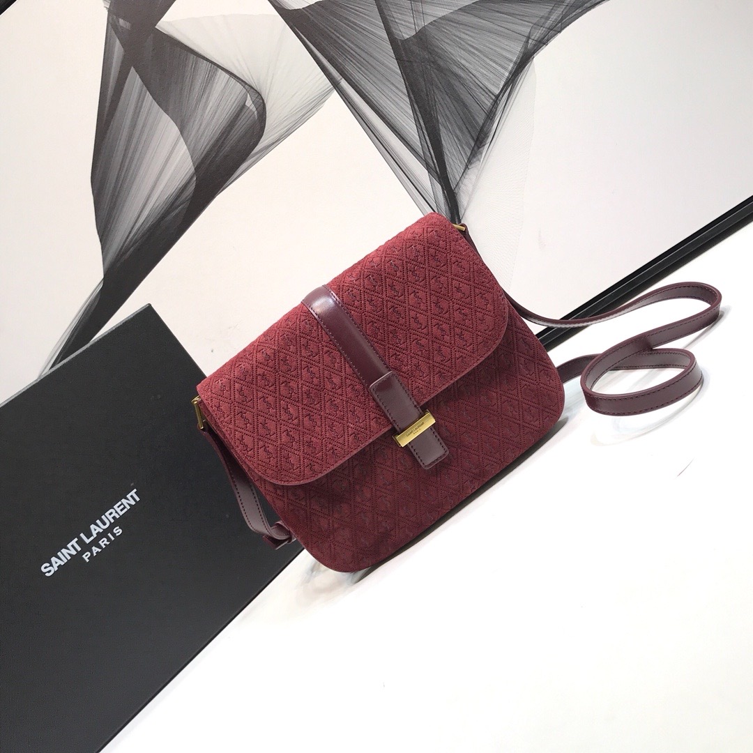 Saint Laurent Le Monogramme Small Satchel In Monogram Canvas And Smooth Bungurdy For Women 9in/23cm YSL