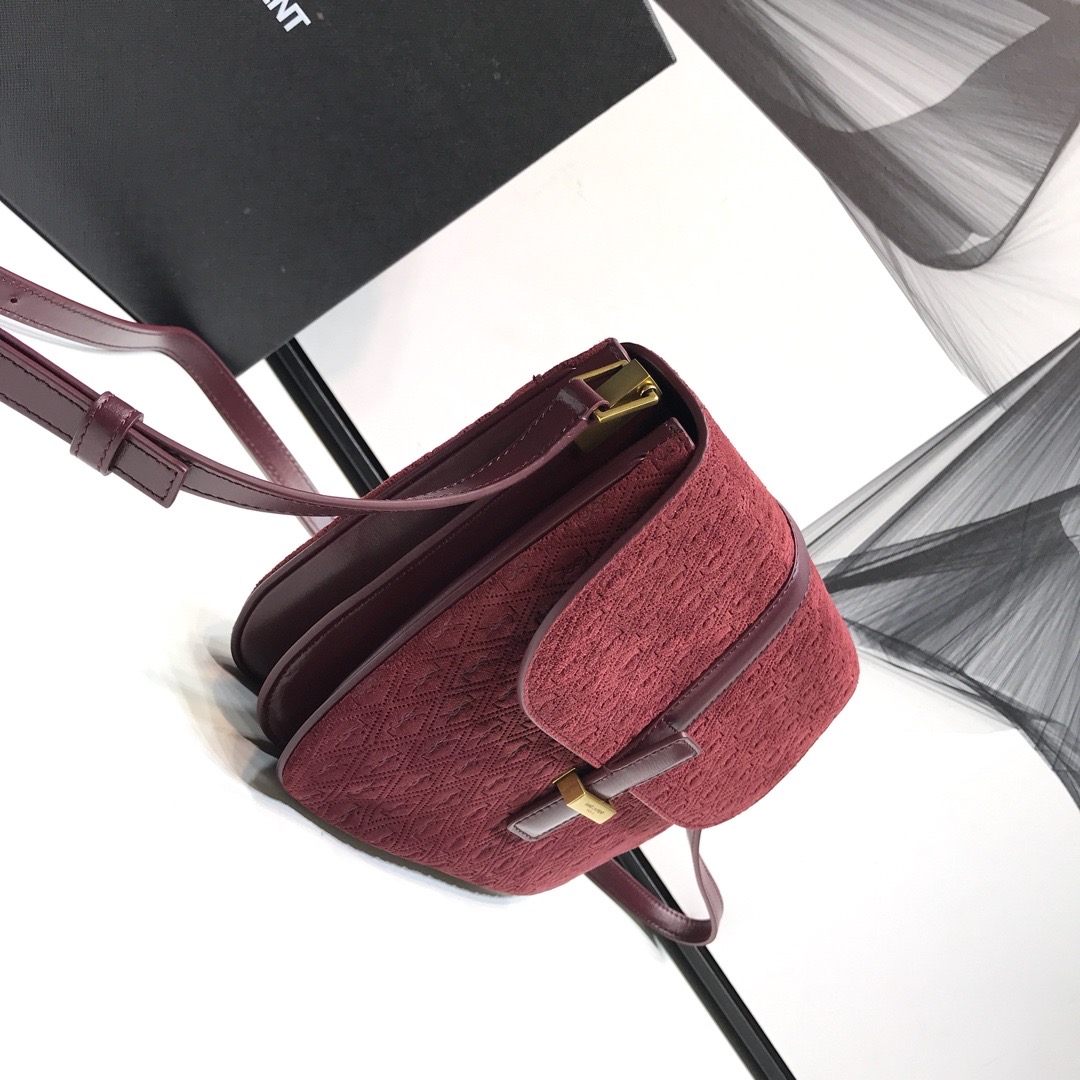 Saint Laurent Le Monogramme Small Satchel In Monogram Canvas And Smooth Bungurdy For Women 9in/23cm YSL