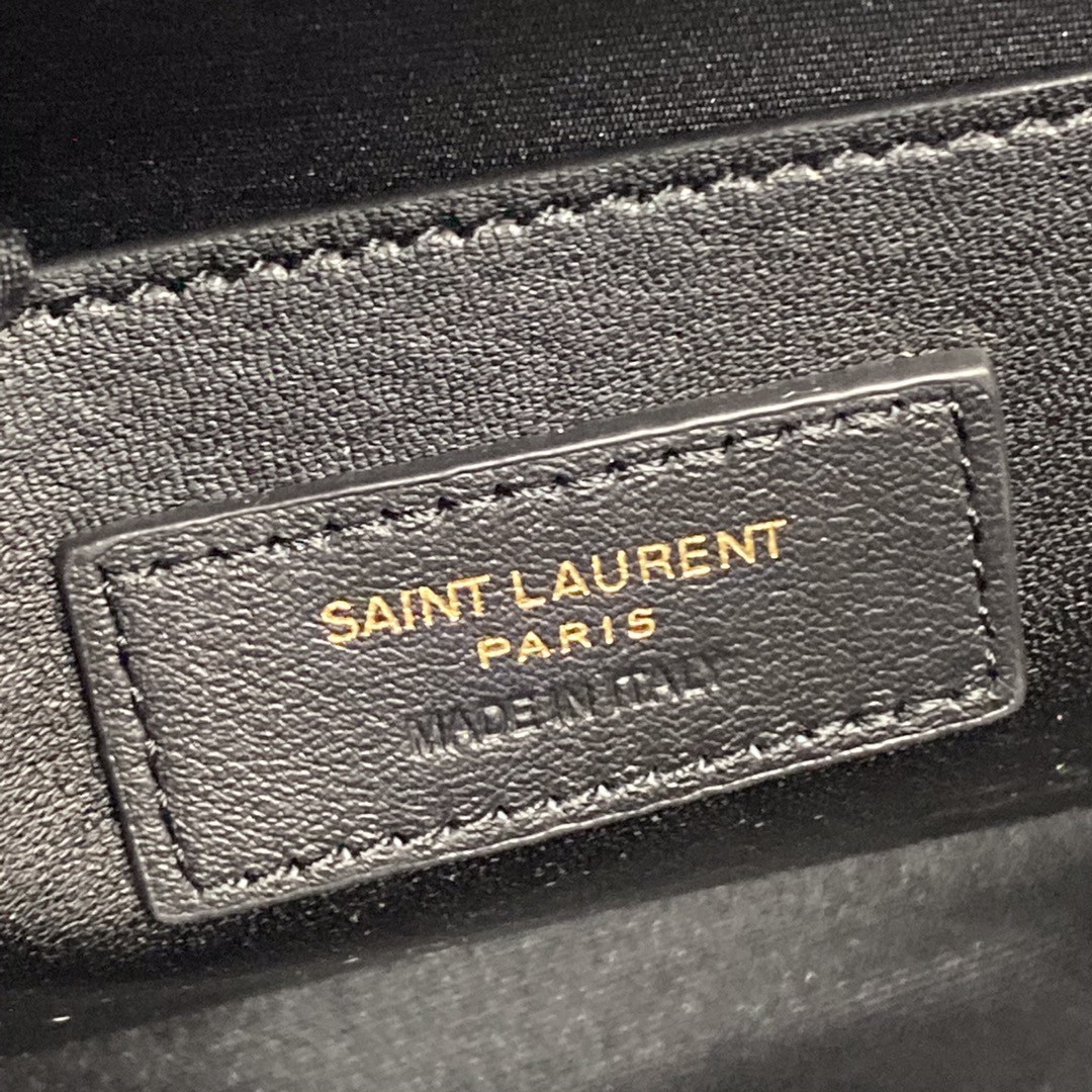 Saint Laurent Manhattan Shoulder Bag In Box Black For Women 11.4in/29cm YSL 5792710SX0W1000