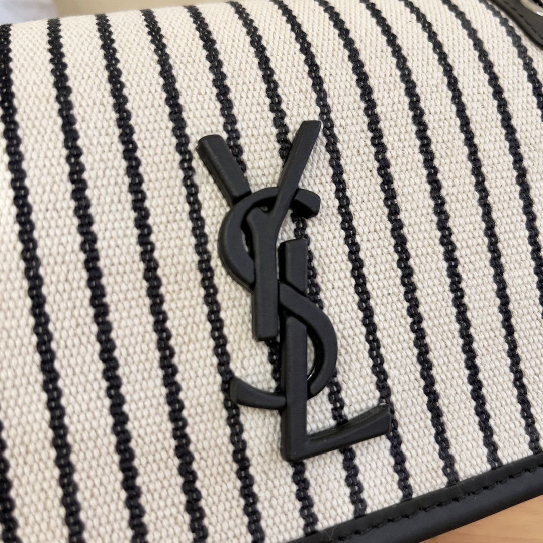 Saint Laurent Niki Medium Chain Bag In Canvas For Women 11in/28cm YSL 633150FAACF9583