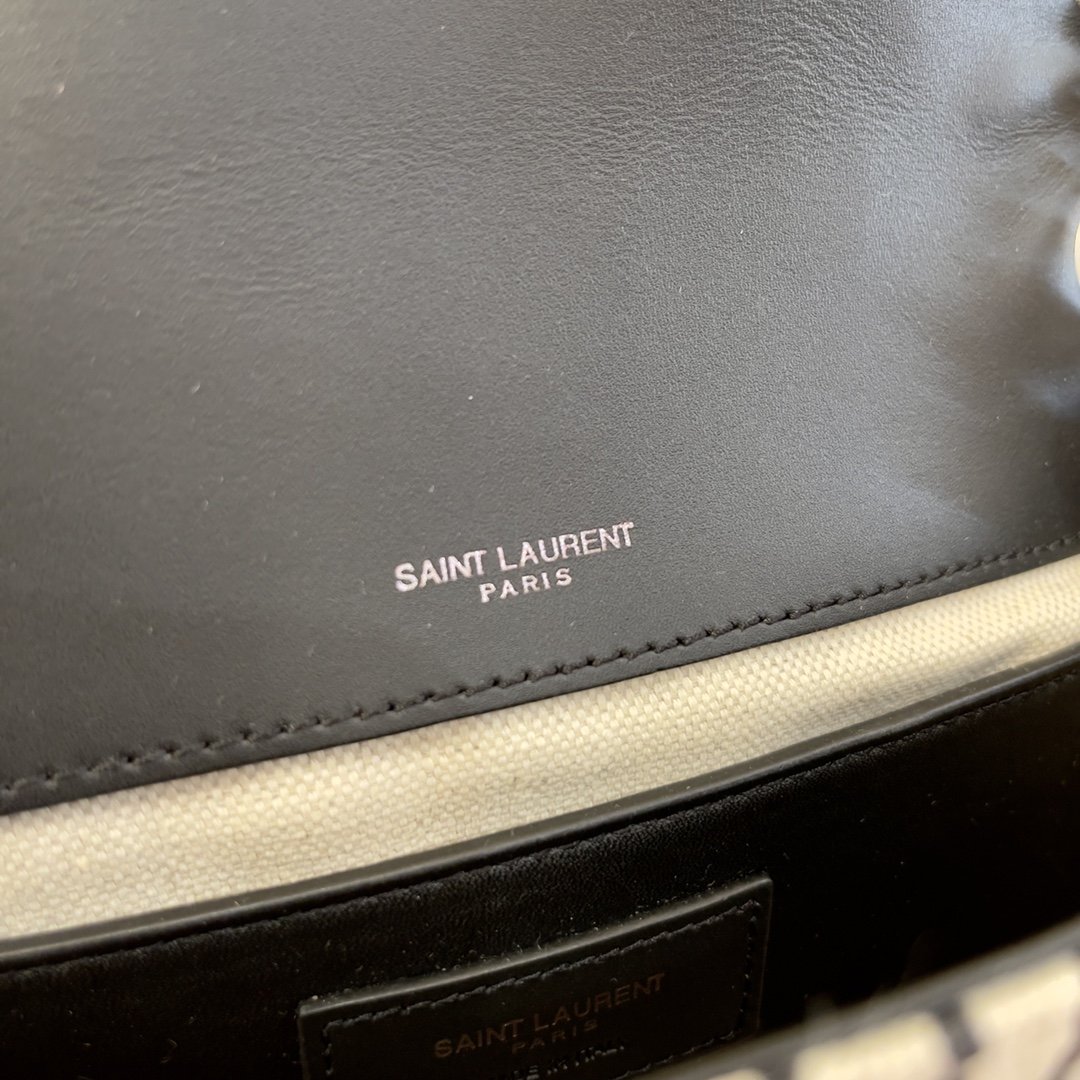 Saint Laurent Niki Medium Chain Bag In Canvas For Women 11in/28cm YSL 633150FAACF9583