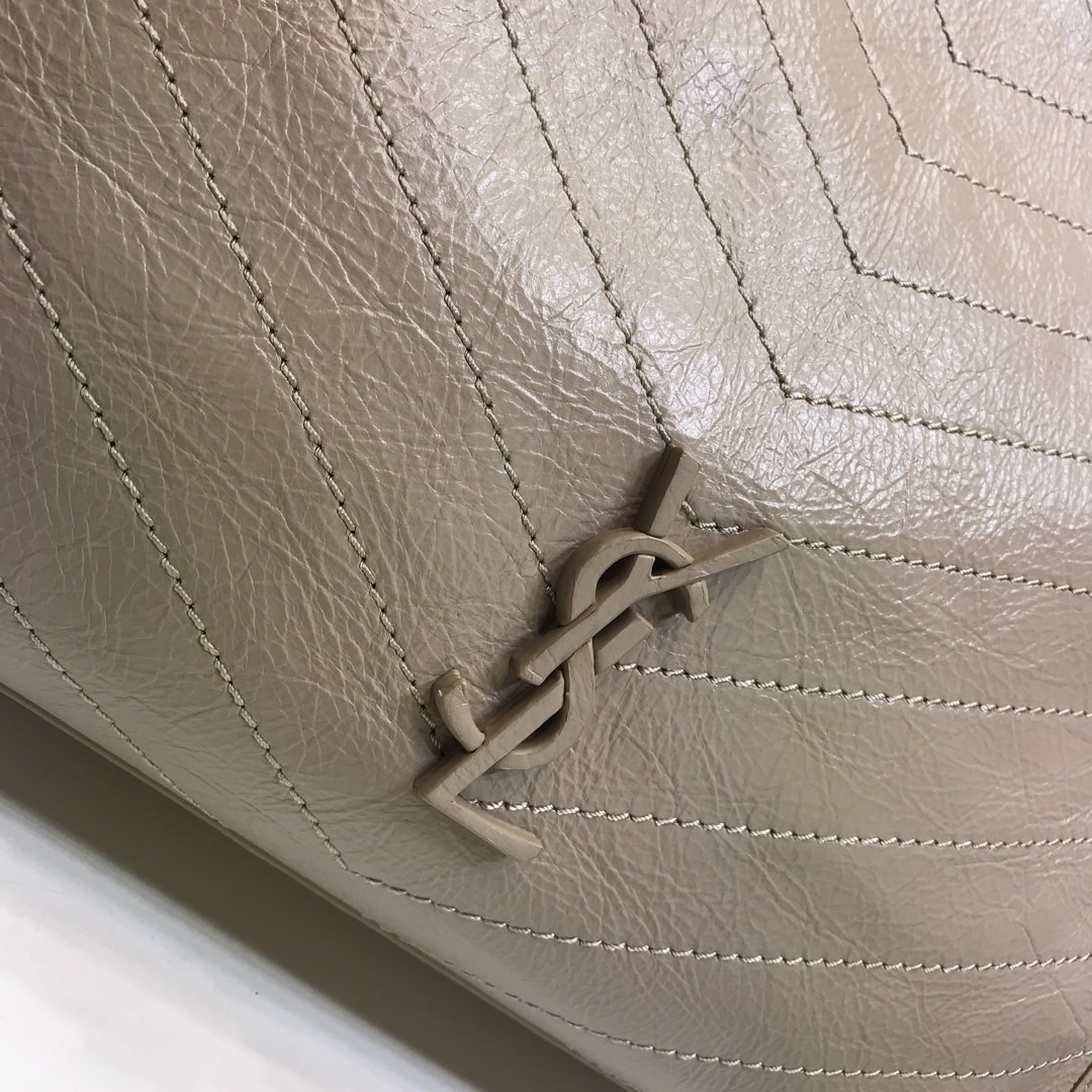 Saint Laurent Niki Medium Shopping Bag Beige For Women 12.6in/32cm YSL 