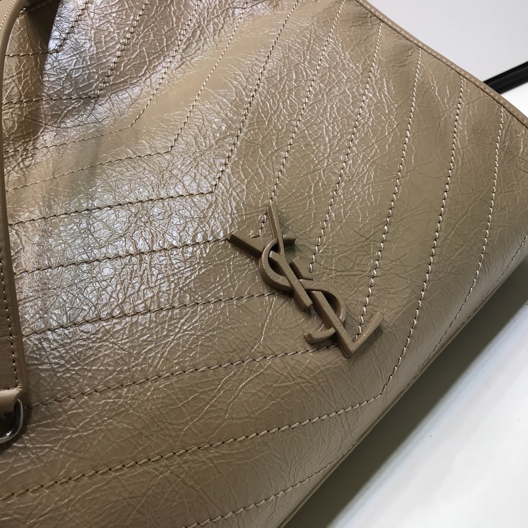 Saint Laurent Niki Medium Shopping Bag Beige For Women 12.6in/32cm YSL