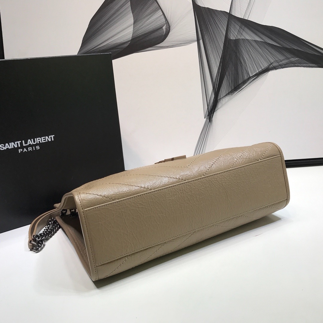 Saint Laurent Niki Medium Shopping Bag Beige For Women 12.6in/32cm YSL