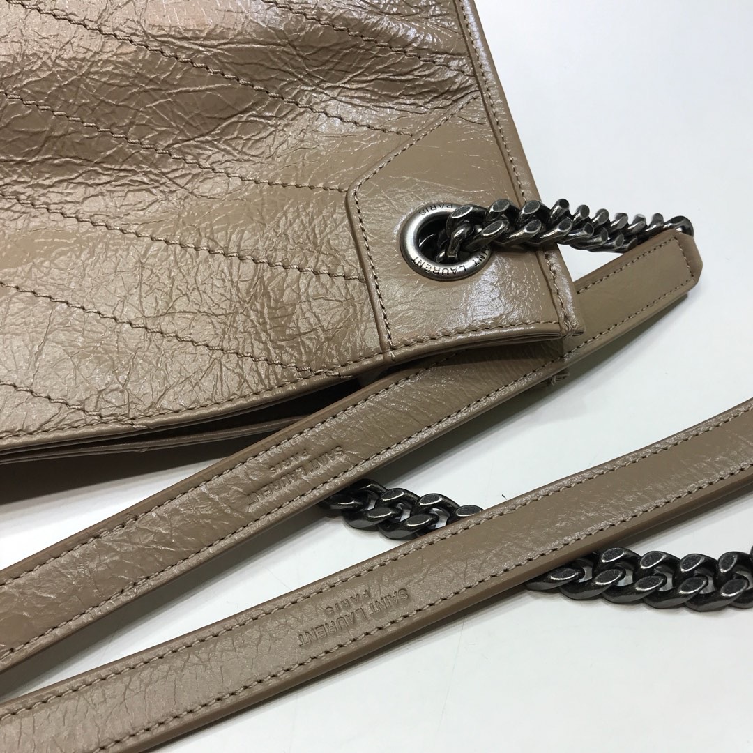 Saint Laurent Niki Medium Shopping Bag Beige For Women 12.6in/32cm YSL