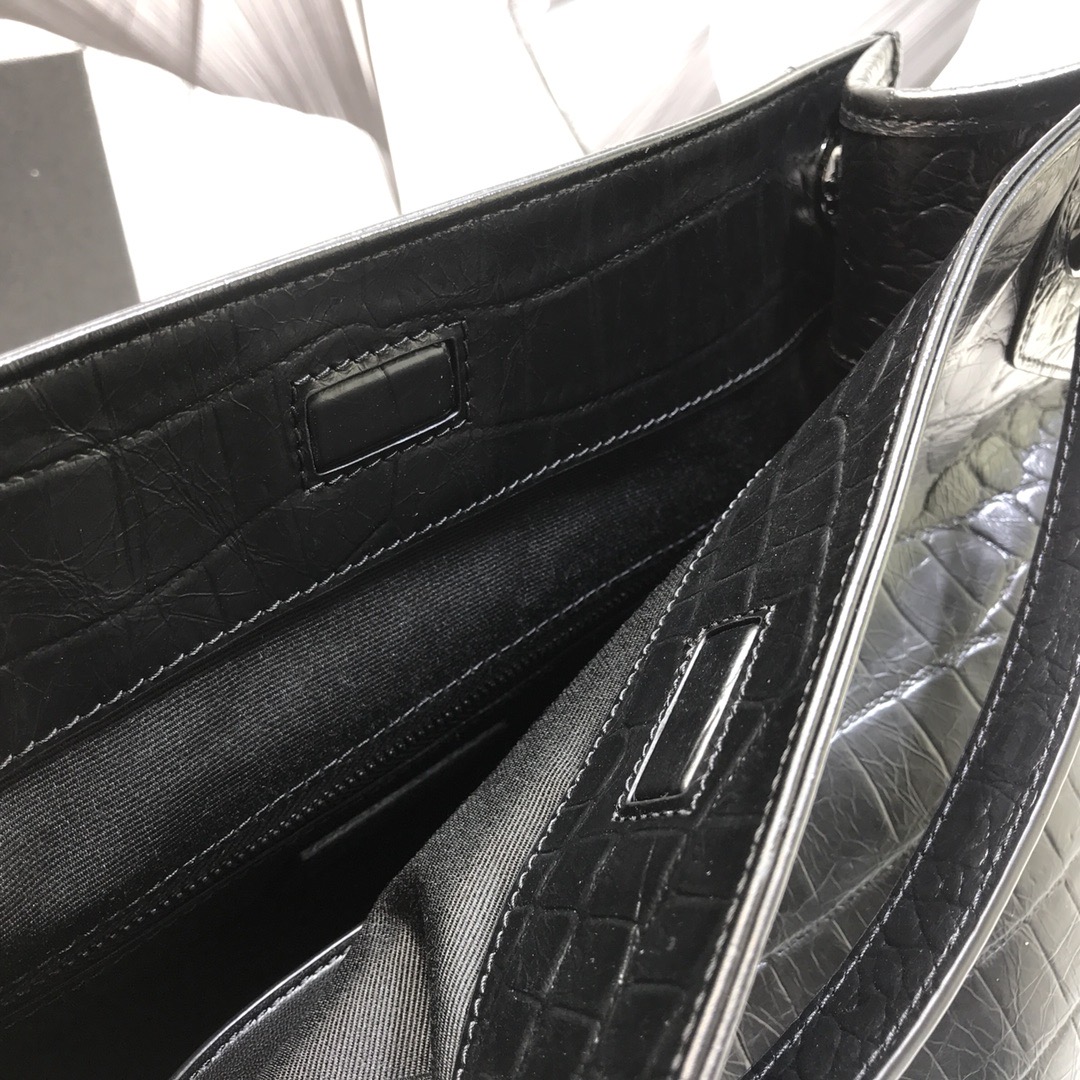 Saint Laurent Niki Medium Shopping Bag Black For Women 12.6in/32cm YSL 