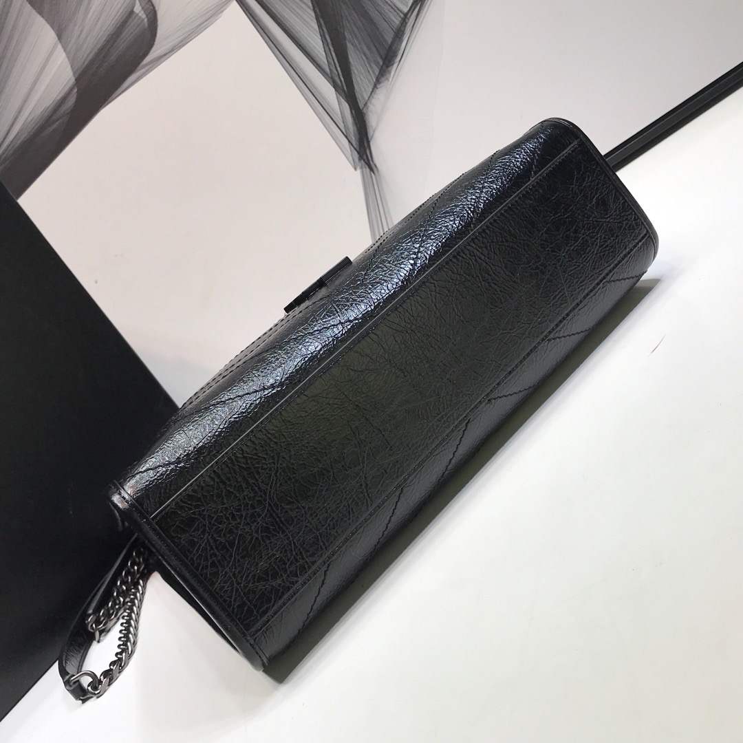 Saint Laurent Niki Medium Shopping Bag Black For Women 12.6in/32cm YSL 