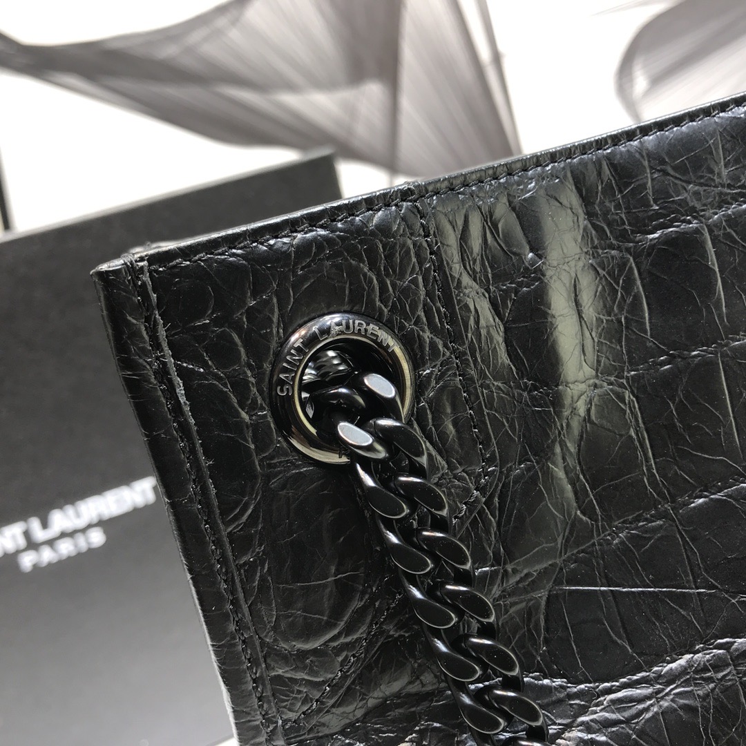 Saint Laurent Niki Medium Shopping Bag Black For Women 12.6in/32cm YSL 