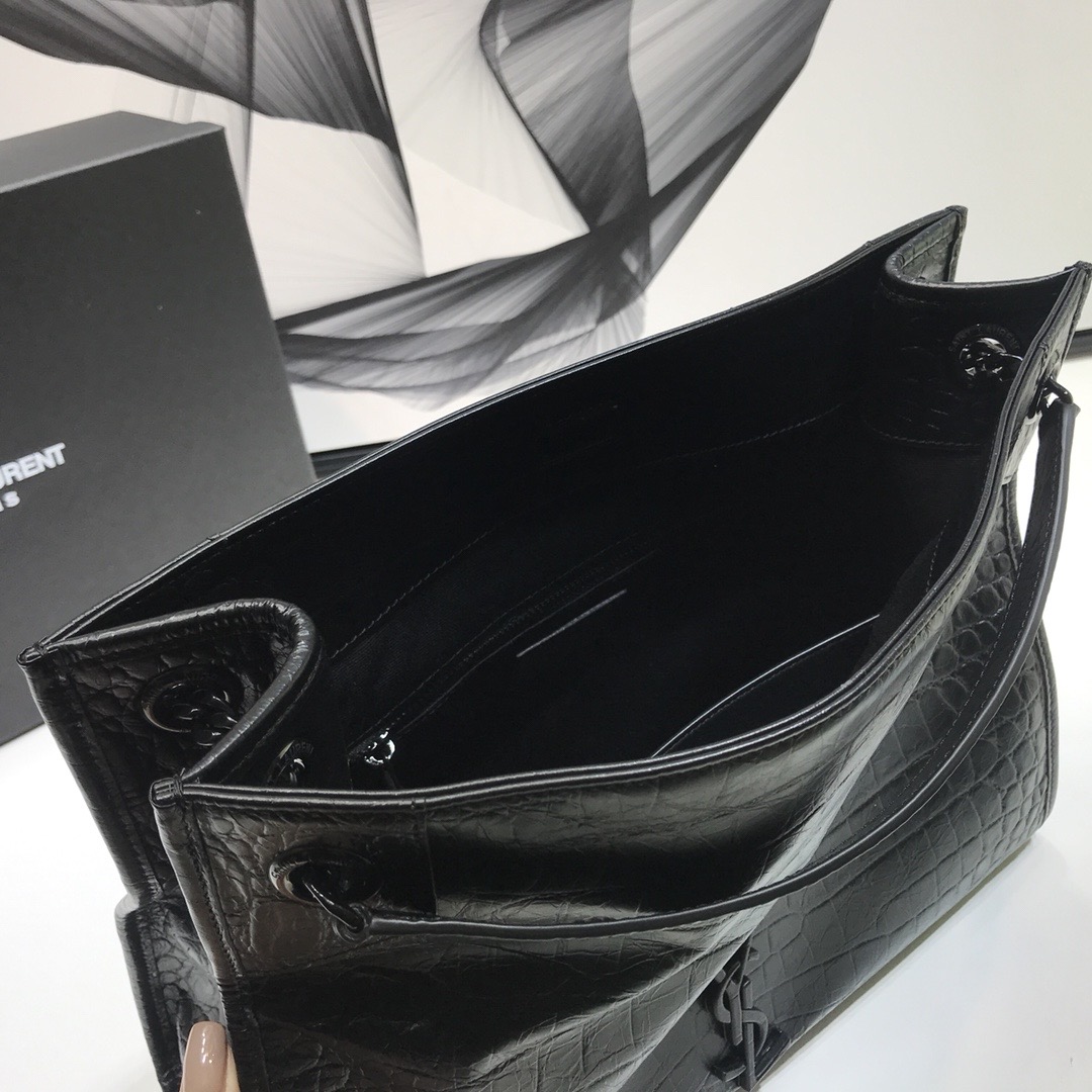 Saint Laurent Niki Medium Shopping Bag Black For Women 12.6in/32cm YSL 