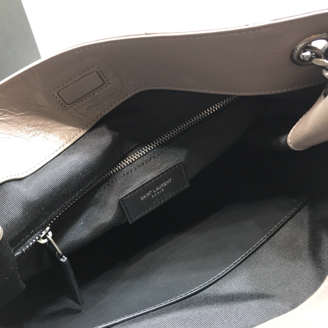 Saint Laurent Niki Medium Shopping Bag Dark Pink For Women 12.6in/32cm YSL 
