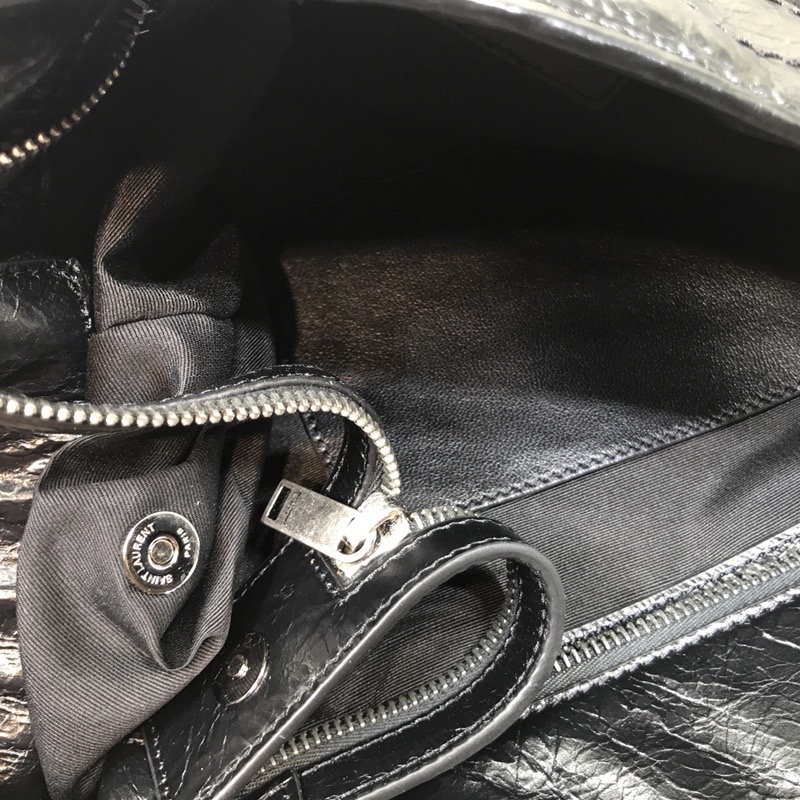 Saint Laurent Niki Shopping Bag Black For Women 13.8in/35cm YSL 