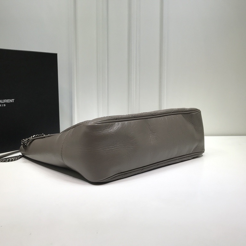 Saint Laurent Niki Shopping Bag Dark Beige For Women 13.8in/35cm YSL 