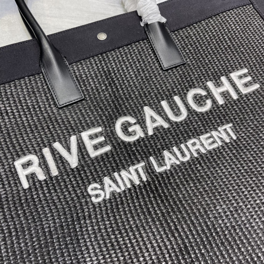 Saint Laurent Rive Gauche Tote Bag Grey For Women, Women’s Bags 18.9in/48cm YSL